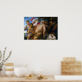 Poster Van Dyck - Silenus ivre (Cuisine)