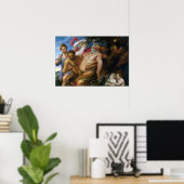 Poster Van Dyck - Silenus ivre (Bureau à domicile)