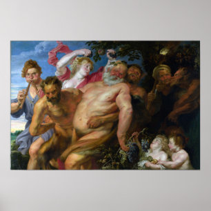 Poster Van Dyck - Silenus ivre