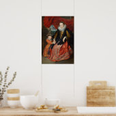 Poster Van Dyck - Susanna Fourment Et Sa Fille (Cuisine)