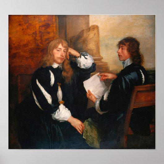 Poster Van Dyck - Thomas Killigrew Et Lord William Crof.. (Devant)