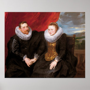 Poster Van Dyck - Un couple marié