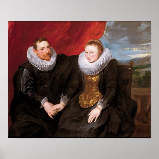Poster Van Dyck - Un Couple Marié (Devant)