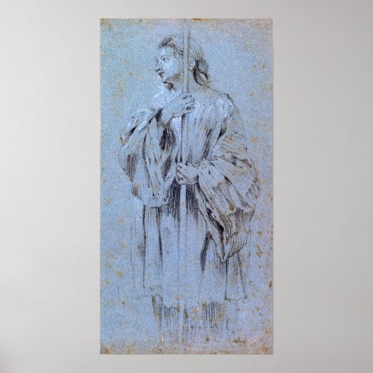 Poster Van Dyck - Un Jeune Acolyte Portant Un Personnel (Devant)