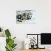 Poster Van Dyck - Un paysage anglais (Bureau à domicile)