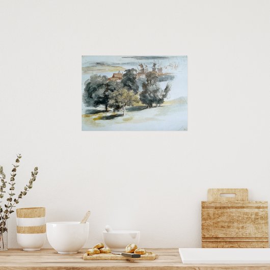 Poster Van Dyck - Un paysage anglais (Cuisine)