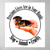 Poster van edele springstoffen (Voorkant)