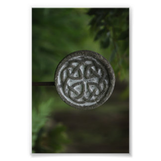 Poster van een oud Iers symbool