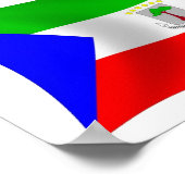 Poster van Equatoriaal-Guinea Afdrukken (Hoek)