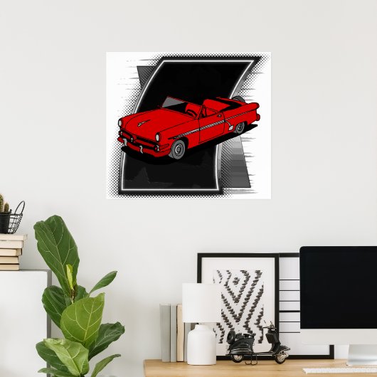 Poster van Fifties (Thuiskantoor)