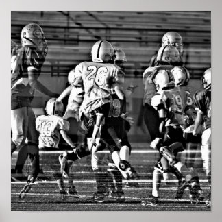 Poster van Football met blootstelling aan de ultie