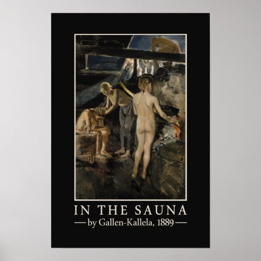 Poster van Gallen-Kallela's Sauna (Voorkant)