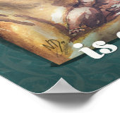 Poster van geboorte: "Verbazingwekkend!" (Hoek)