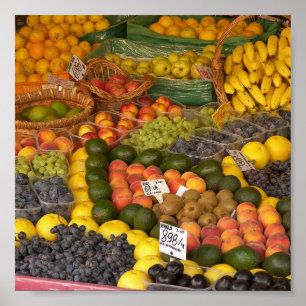 Poster van gemengde vruchten