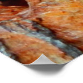 Poster van geroosterd geperforeerd metaal (Hoek)