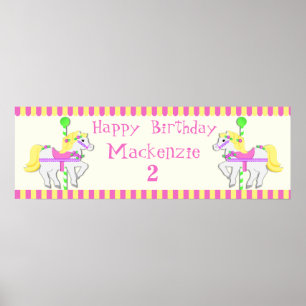 Poster van geschilderde pony's