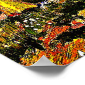 Poster Van Gogh - Allée de platanes (Coin)