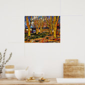 Poster Van Gogh - Allée de platanes (Cuisine)