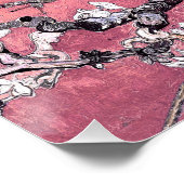 Poster Van Gogh Almond Blossom pêche rose (Coin)