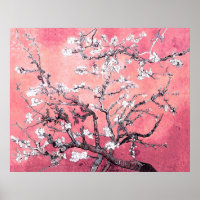 Van Gogh Almond Blossom pêche rose