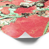 Poster Van Gogh Almond Blossoms pêche (Coin)