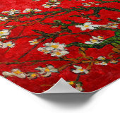Poster Van Gogh Almond Blossoms Rouge (Coin)