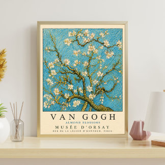 Poster Van Gogh Amandiers en fleurs | Musée Floral Vintag
