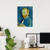 Poster Van Gogh Autoportrait Fameux Vieux Mur d'Art (Bureau à domicile)