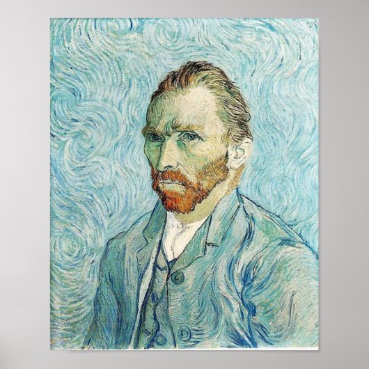 Poster Van Gogh Autoportrait - Orsay (Devant)