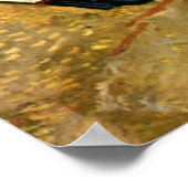 Poster Van Gogh Bateaux de pêche sur la plage de Saintes  (Coin)