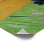 Poster Van Gogh Black Cat (Coin)