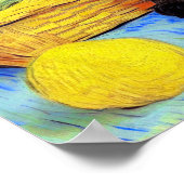 Poster Van Gogh Black Kitten avec fils (Coin)