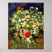 Poster Van Gogh - Bouquet de fleurs dans un vase (Devant)