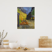 Poster Van Gogh Cafe Terrace Post-Impressioniste Painting (Cuisine)