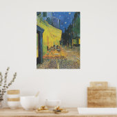 Poster VAN GOGH- Café terrasse à la nuit 1888 (Cuisine)