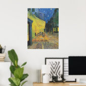 Poster VAN GOGH- Café terrasse à la nuit 1888 (Bureau à domicile)