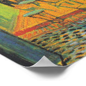 Poster Van Gogh Café Terrasse Rue Française Scène (Coin)