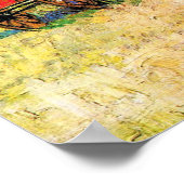 Poster Van Gogh - Camp tzigane avec Cheval Dray (Coin)