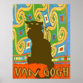 Poster Van Gogh Cat (Devant)