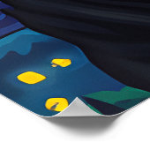 Poster van Gogh Cat Art (Coin)