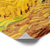 Poster Van Gogh - Champ de blé avec corbeaux, (Coin)