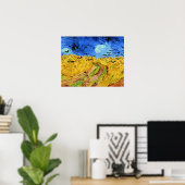 Poster Van Gogh - Champ de blé avec corbeaux, (Bureau à domicile)