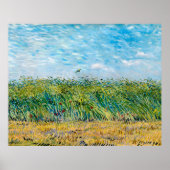 Poster Van Gogh, Champ de blé avec une lark, 1887 (Devant)