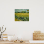 Poster Van Gogh - Champ de fleurs à Arles (Cuisine)