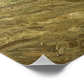 Poster Van Gogh - Champs à fleurs ('De Furrows') (Coin)