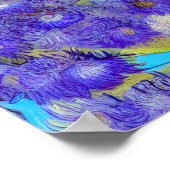Poster Van Gogh Chat et fleurs (Coin)
