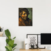 Poster Van Gogh - Chef D'Un Paysan (Bureau à domicile)