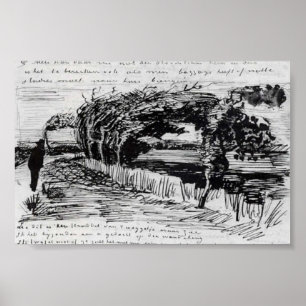 Poster Van Gogh - Chemin vers la plage