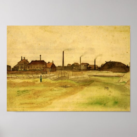 Poster Van Gogh - Coalmine dans le Borinage (Devant)