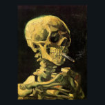 Poster Van Gogh - Crâne avec cigarette brûlante<br><div class="desc">Ce chef-d'oeuvre de la vanitas, intitulé Crâne avec Cigarette brûlante, est réalisé par le célèbre artiste Vincent van Gogh à l'huile sur toile. Il tombe sous le style Réalisme et a été complet par van gogh. Vincent van Gogh était un peintre post-impressionniste hollandais dont l'oeuvre, remarquable par sa beauté rugueuse,...</div>